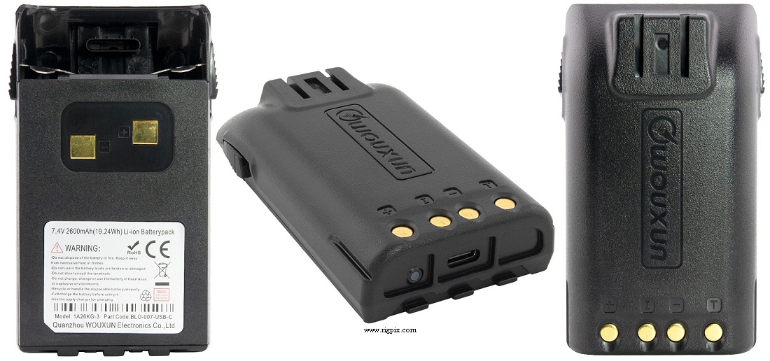 Accessories Wouxun BLO-007-USB-C (1A26KG-3)