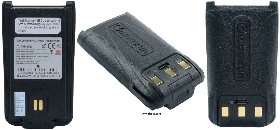 Accessories Wouxun BLO-016-USB-C (1A26KG-8)