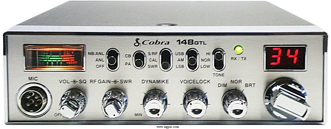 Cbfreeband Cobra 148 GTL (Newer 4-pin front mike)