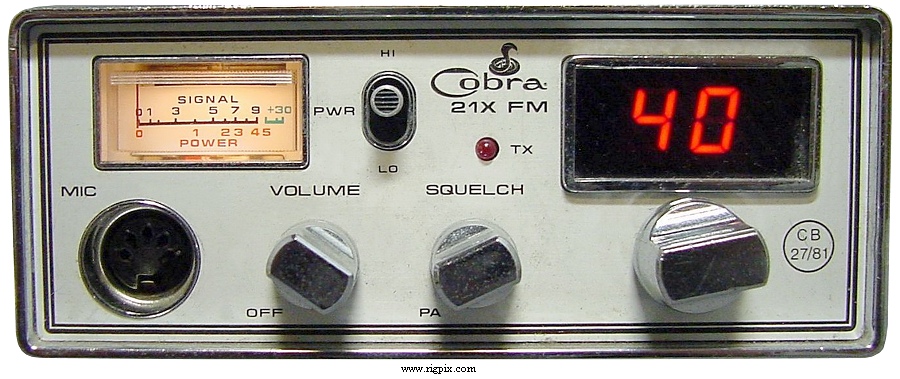 Cbfreeband Cobra 21X FM (By Dynascan)