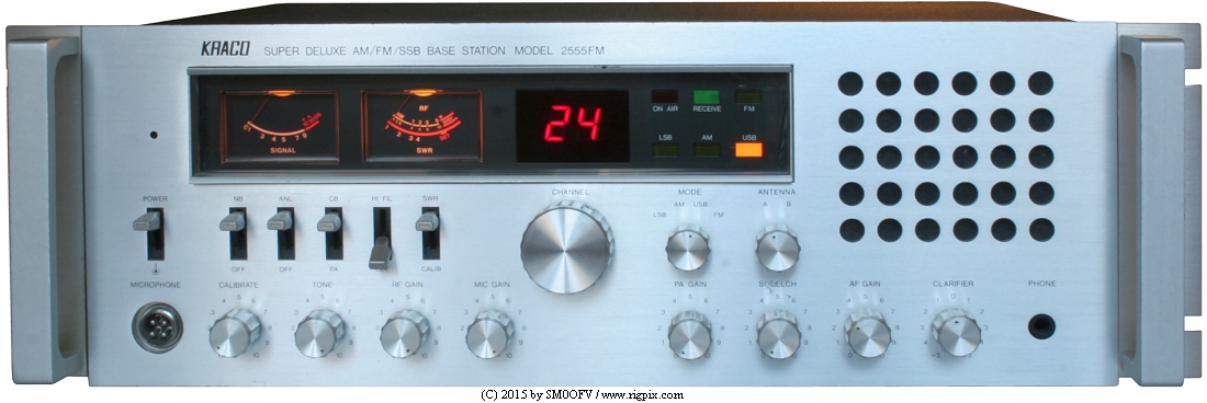 Cbfreeband Kraco 2555FM "Super Deluxe AM/FM/SSB Base Station"