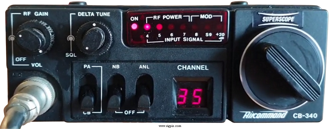 Cbfreeband Superscope Aircommand CB-340