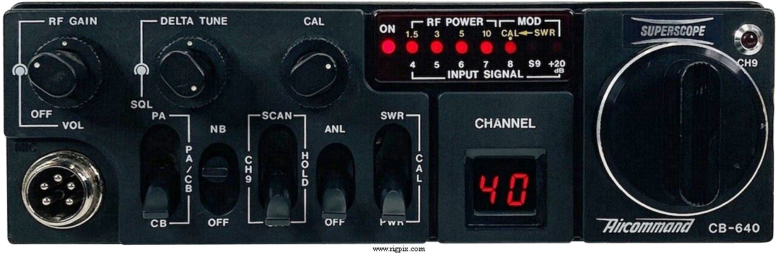 Cbfreeband Superscope Aircommand CB-640