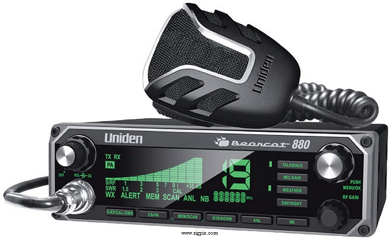 Cbfreeband Uniden Bearcat 880