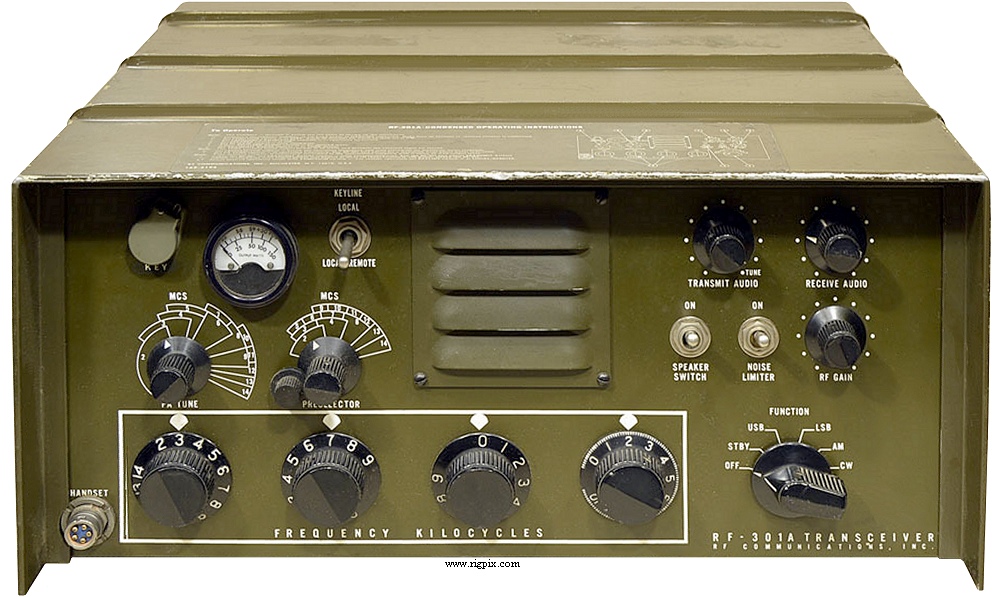 Military RF Communications RF-301A (AN/GRC-165)