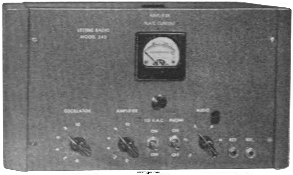 Misc Ham Lettine 240 (By Lettine Radio Manufacturing Co.)