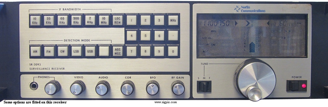 Misc RX Norlin Communications SR-2093
