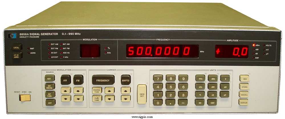 Rfmeasure Hewlett-Packard (Agilent) 8656A
