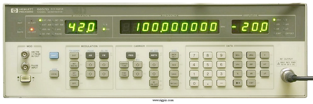 Rfmeasure Hewlett-Packard (Agilent) 8657D