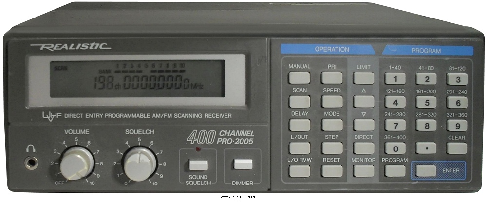 RS/Realistic Realistic Pro-2005 (20-9144)