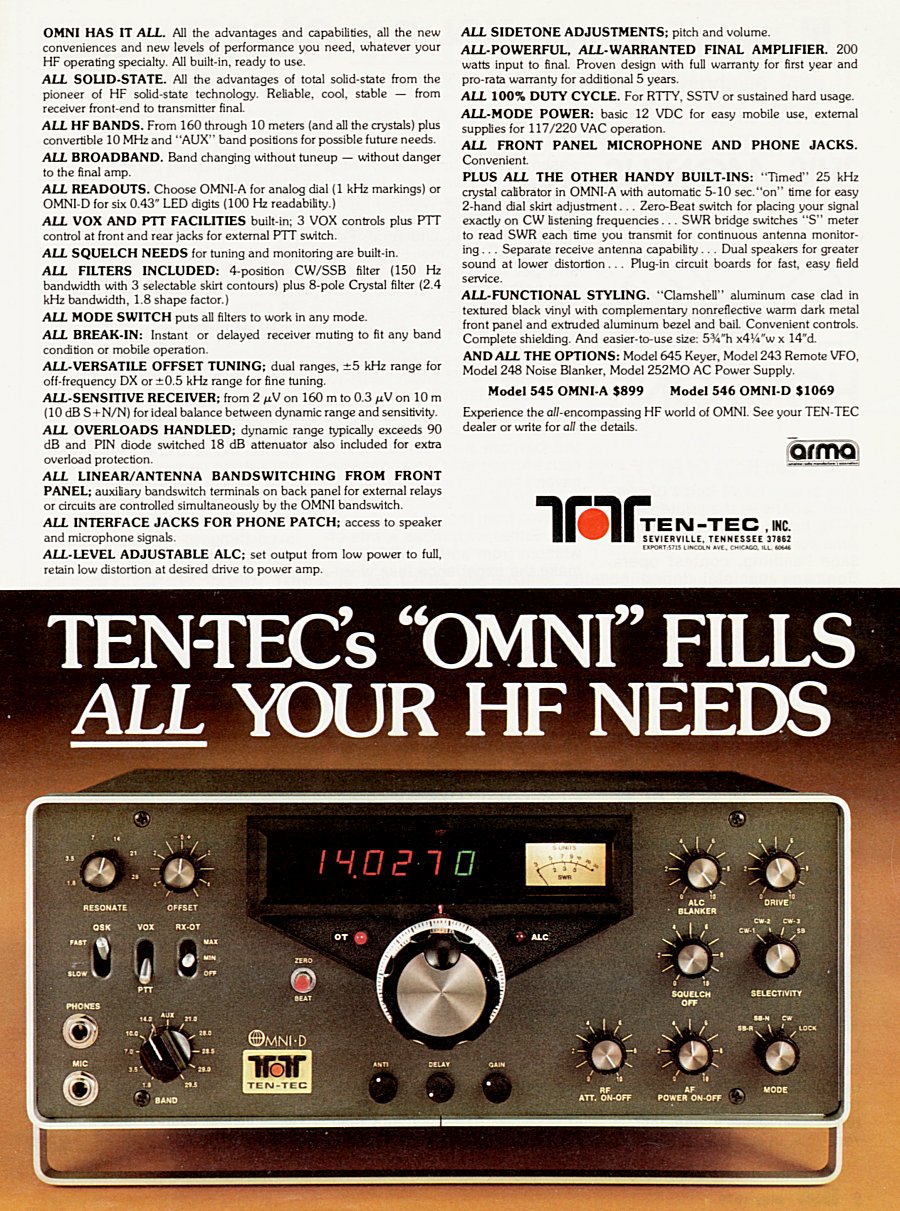 Ten-Tec TENTEC_OMNI_A_D_1979