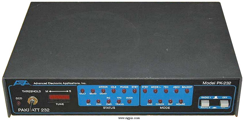 Textandimaging AEA / Timewave PK-232 "Pakratt 232" (Advanced Electronics Applications)