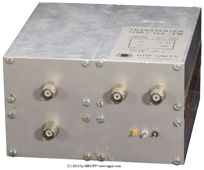 Transverters UHF Units 1296/144 3W